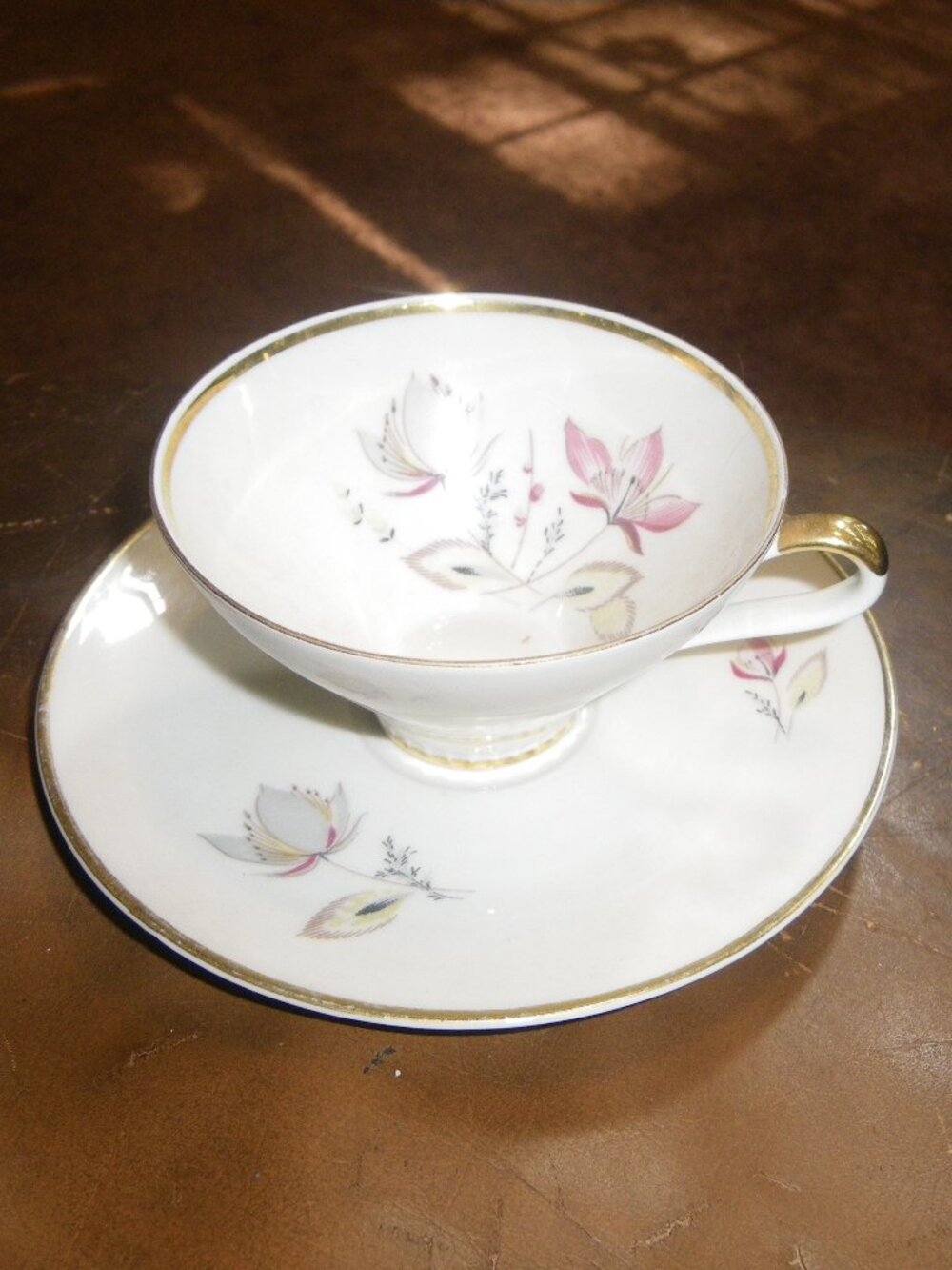 Vintage China Teacup & Saucer Set “Bavaria 54”
